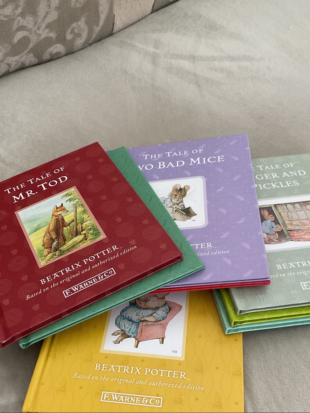 Beatrix Potter Children's Book Set - Colorful Hardcover Collection set of 8
